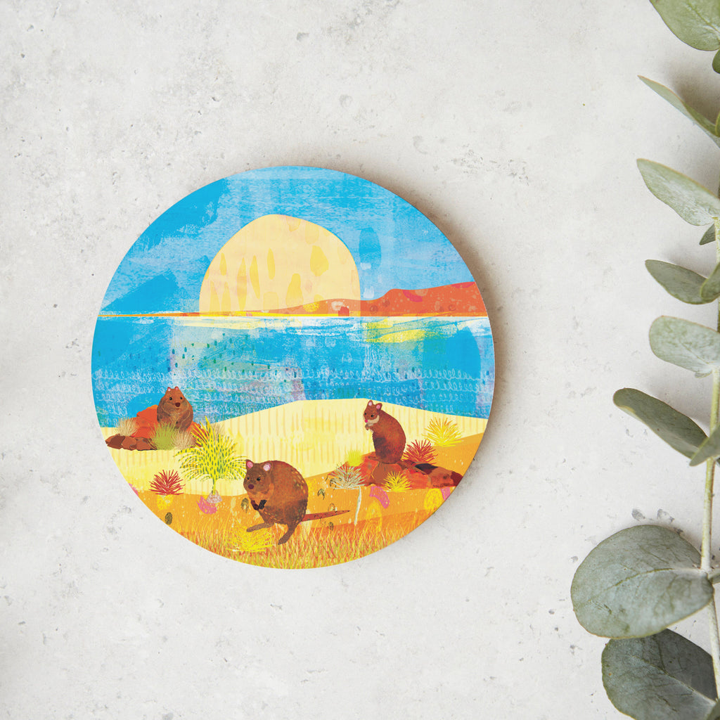Quokka Island Ceramic Coaster - Braw Paper Co