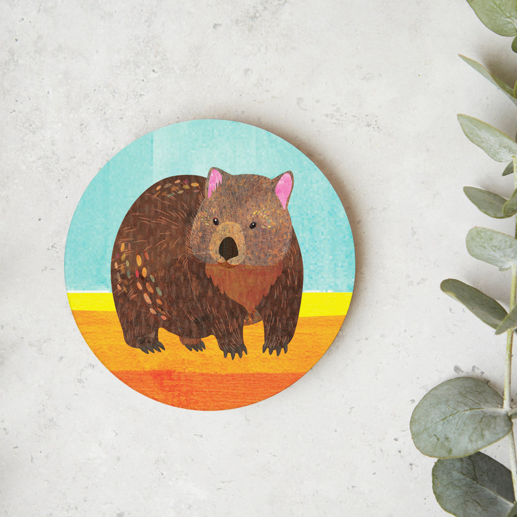 Wombat Ceramic Coaster - Braw Paper Co