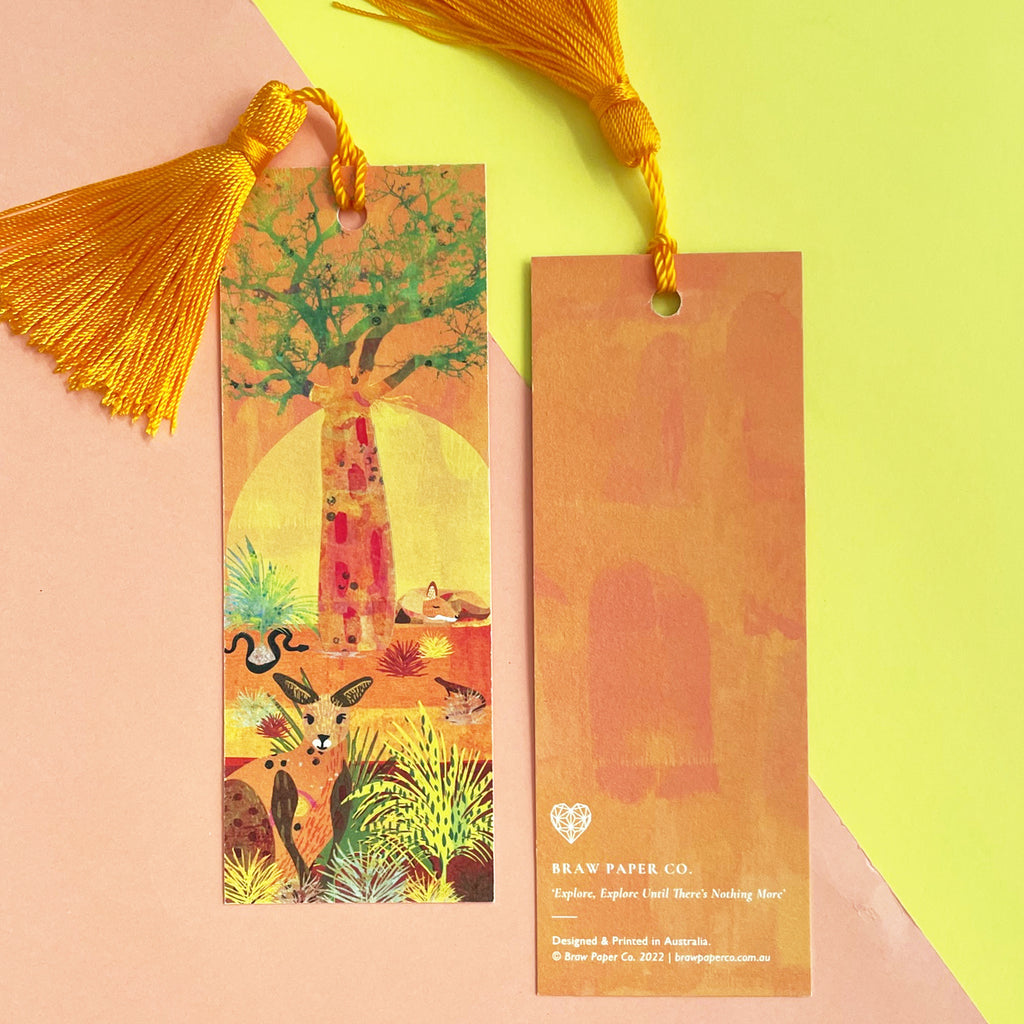 'Explore Explore Until There Is Nothing More' Bookmark - Braw Paper Co