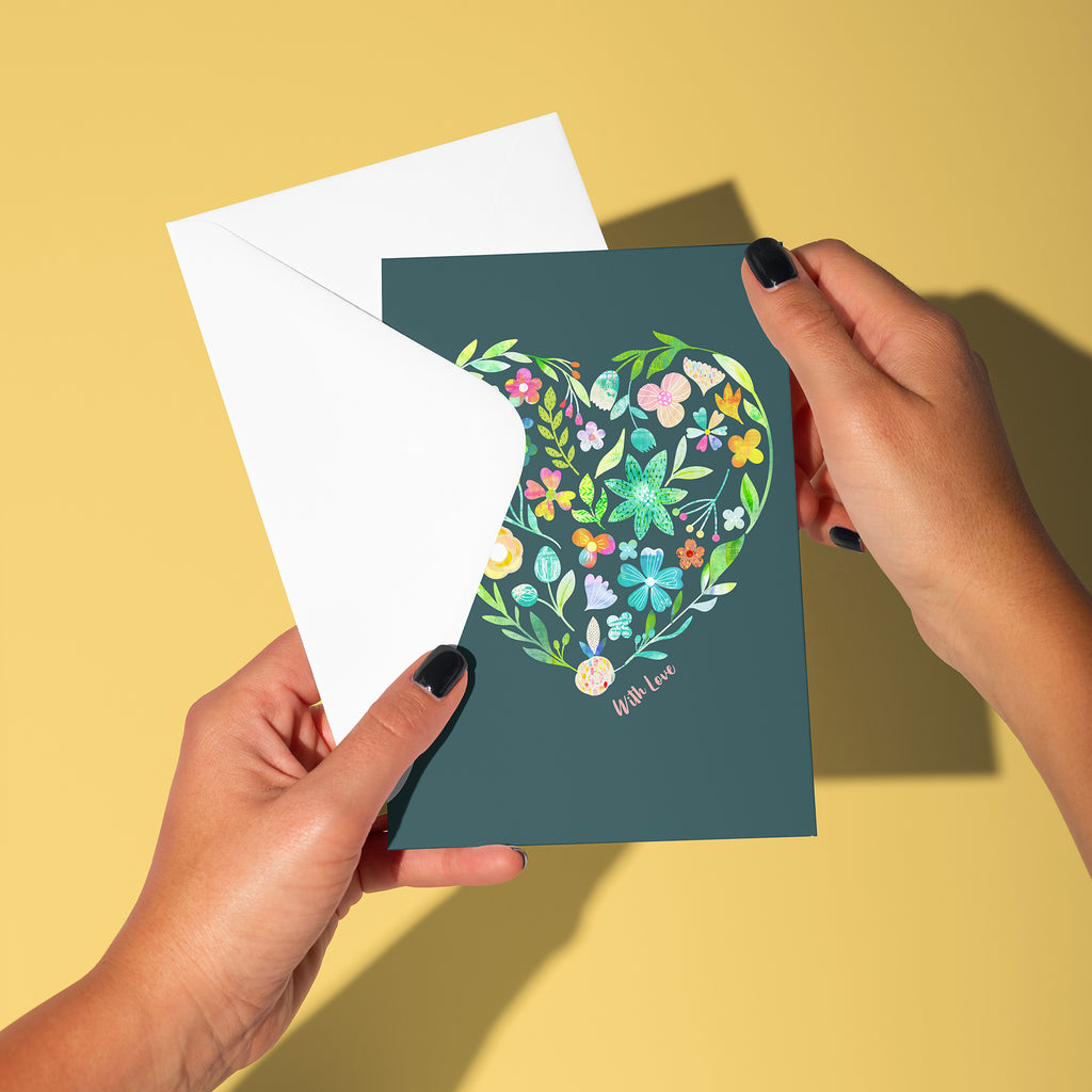 With Love Greetings Card