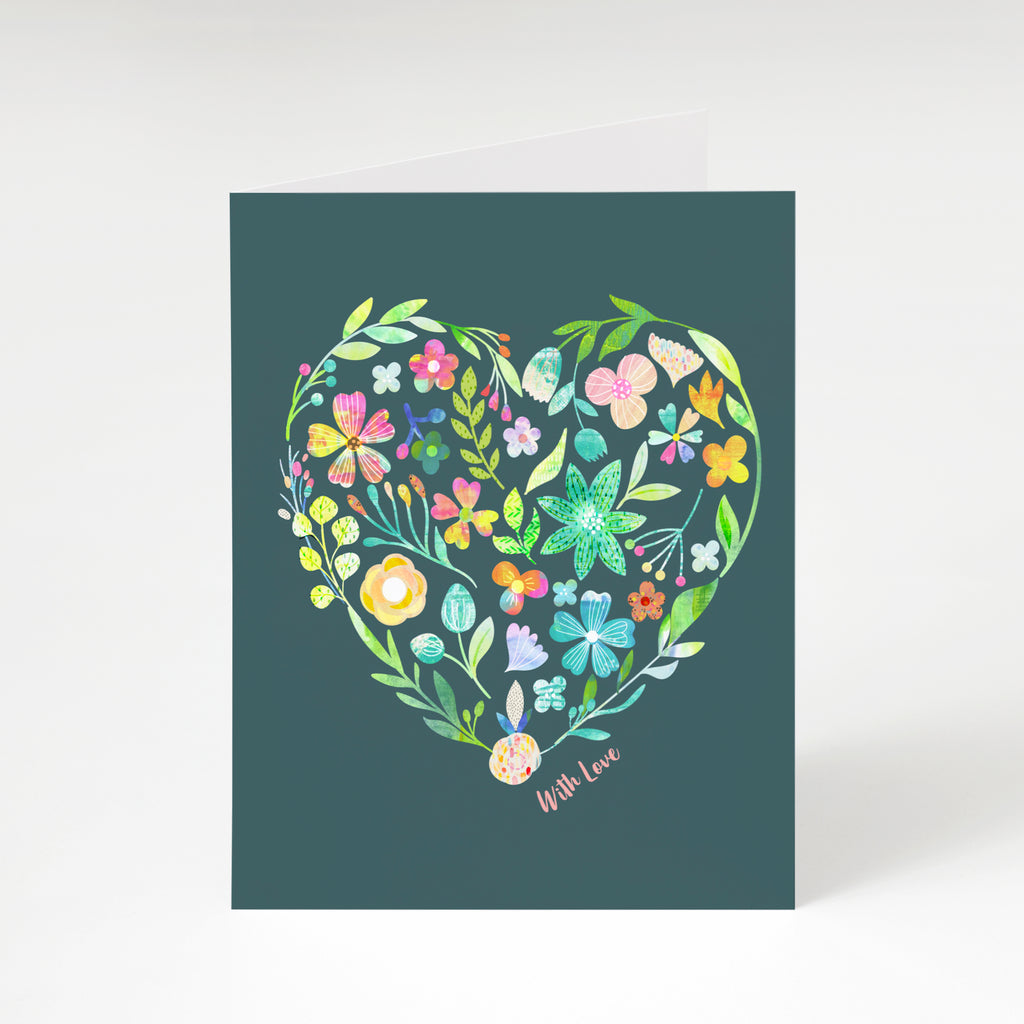 With Love Greetings Card