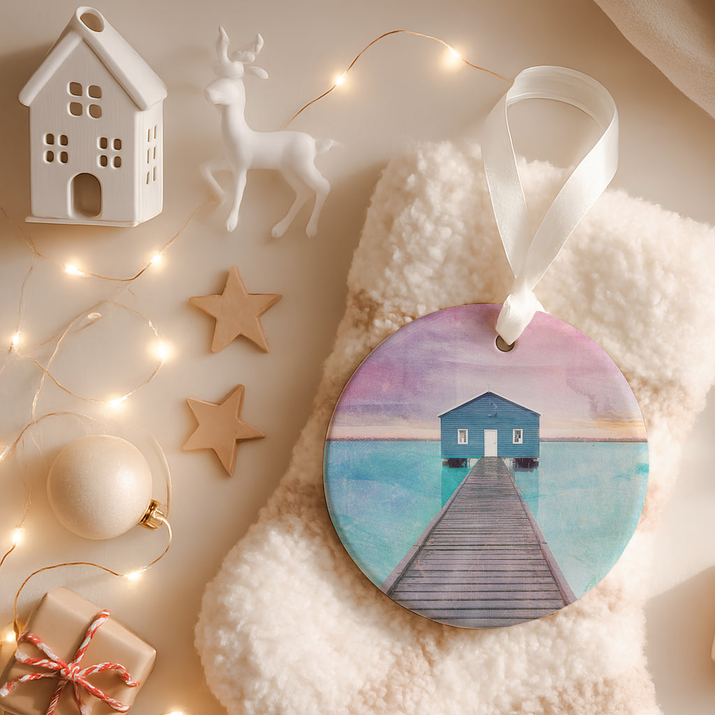 Crawley Boathouse Ceramic Ornament - Seconds