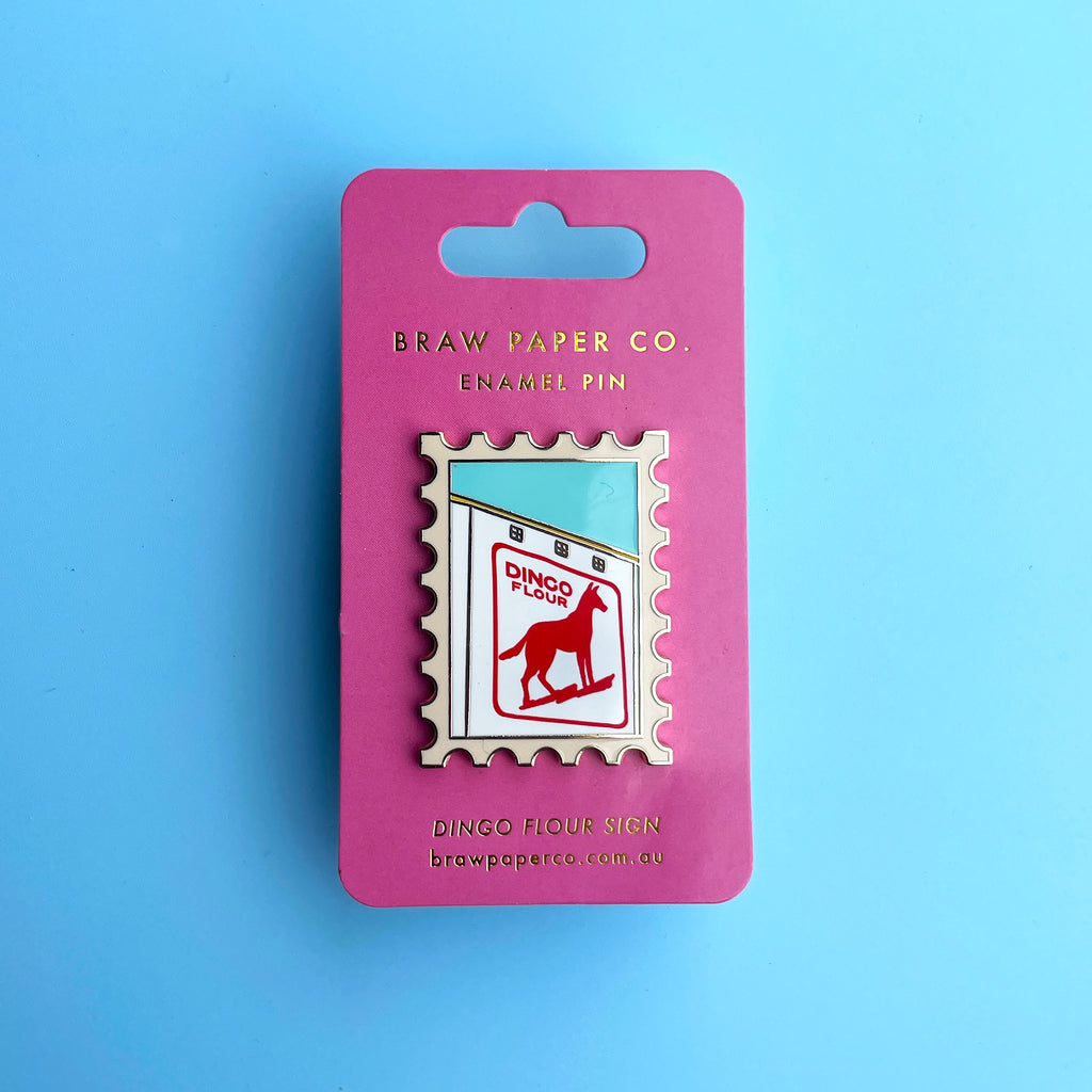 Dingo Flour Sign Enamel Pin