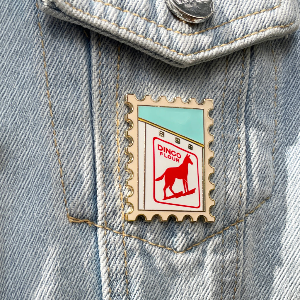 Dingo Flour Sign Enamel Pin