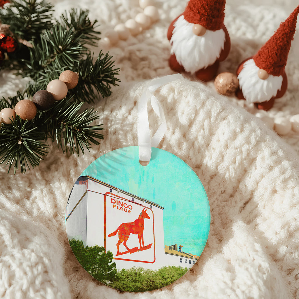 Dingo Flour Sign - Ceramic Ornament