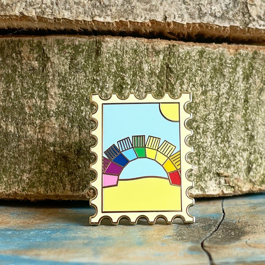 Fremantle Rainbow Container Enamel Pin - Preorder
