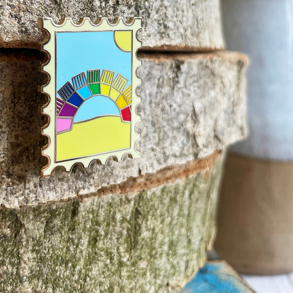 Fremantle Rainbow Container Enamel Pin - Preorder