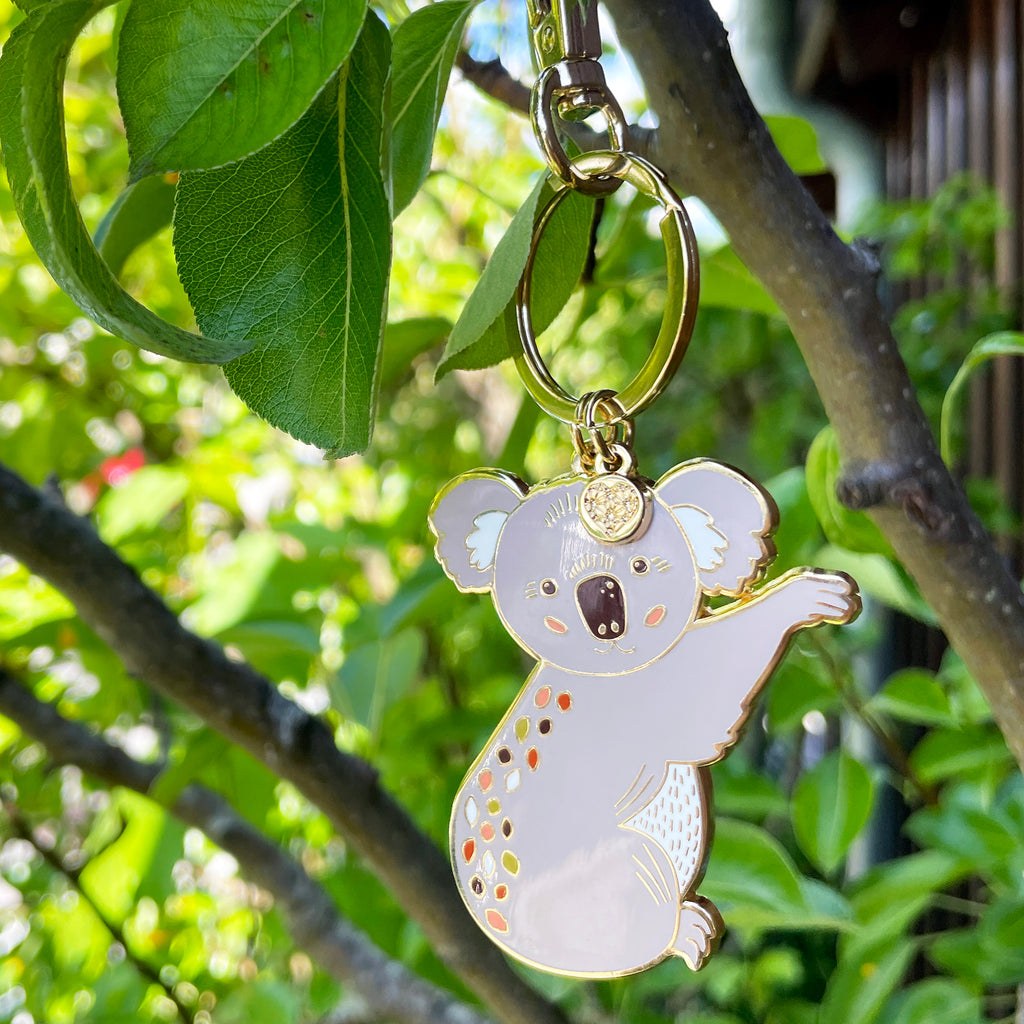 Koala Enamel Keychain