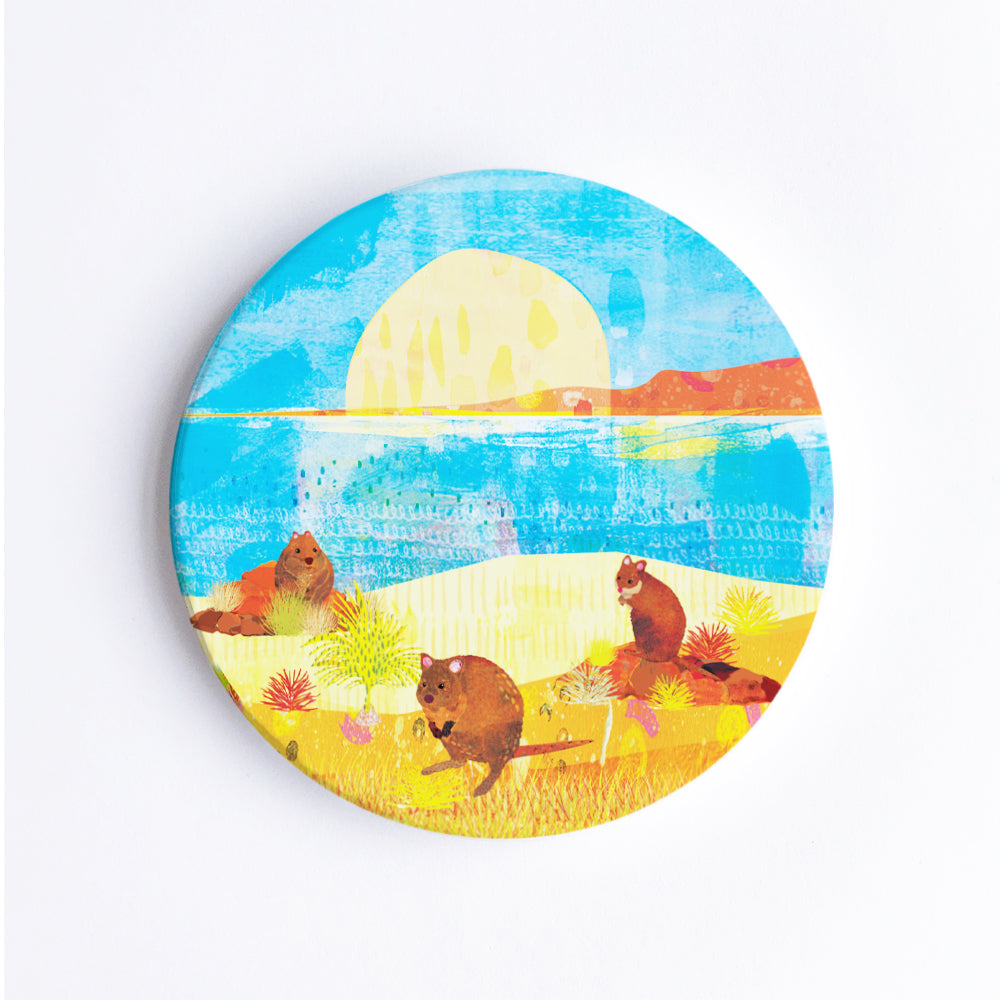 Quokka Island Ceramic Coaster - Braw Paper Co