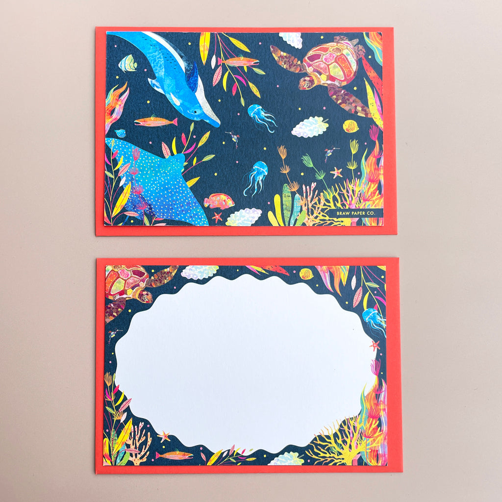 Under The Sea Notecards | Set of 4