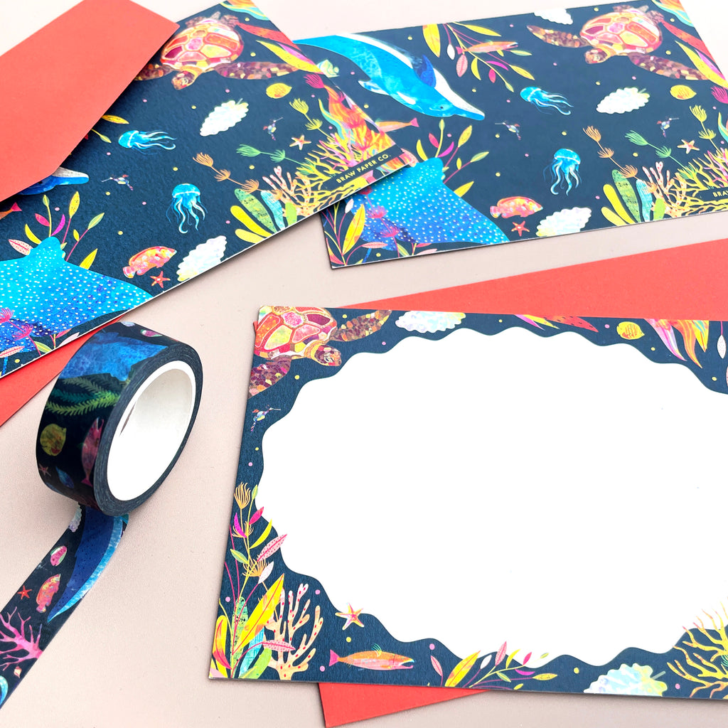Under The Sea Notecards | Set of 4