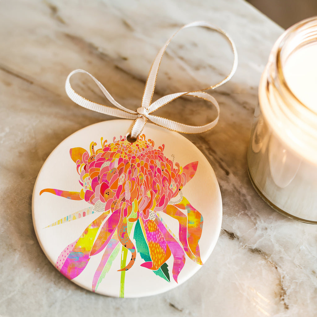 Waratah - Keramikornament