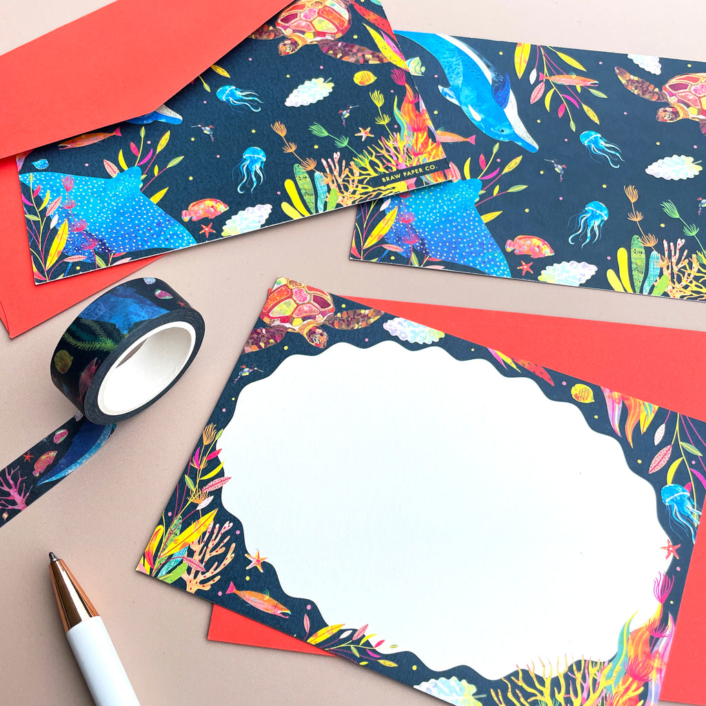 Under The Sea Notecards | Set of 4
