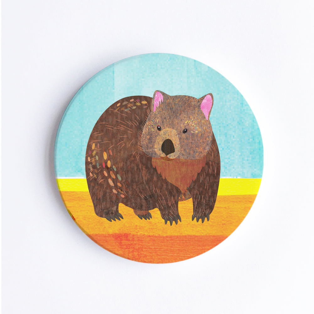 Wombat Ceramic Coaster - Braw Paper Co