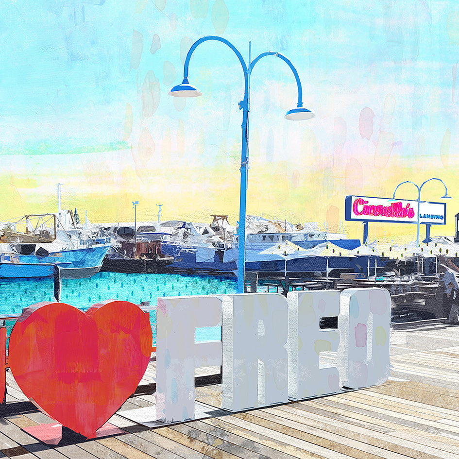 'Love Freo' Art Print - Braw Paper Co