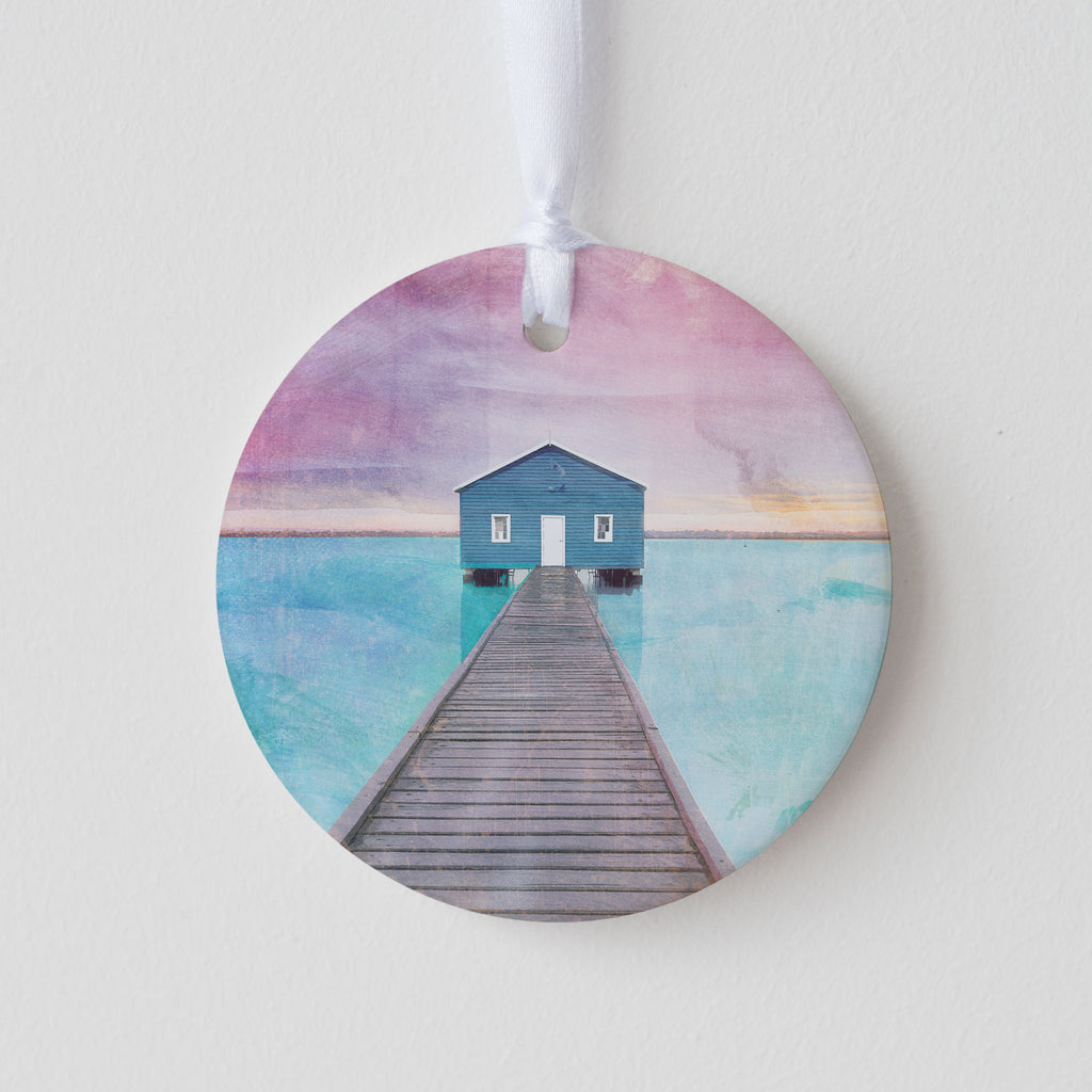 Crawley Boathouse Ceramic Ornament - Seconds