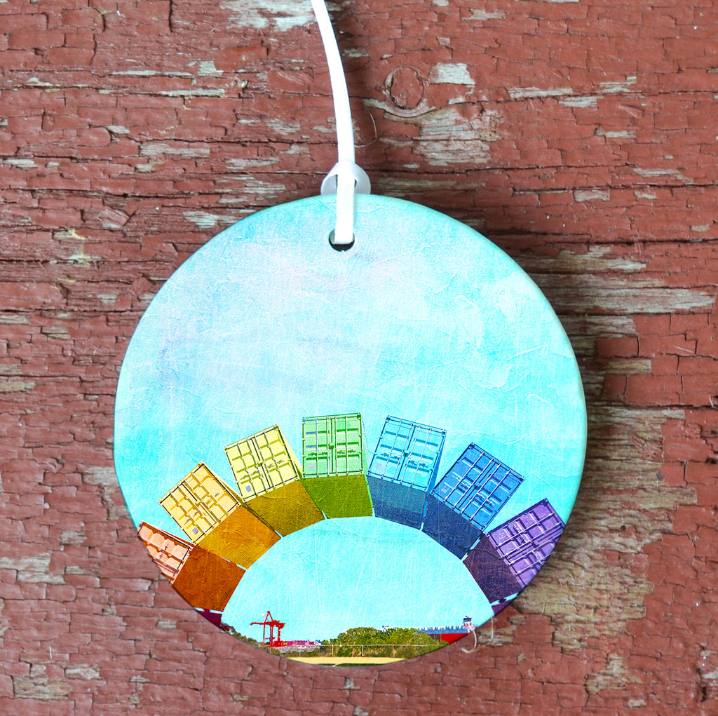 Fremantle Regenbogenbehälter - Keramikornament