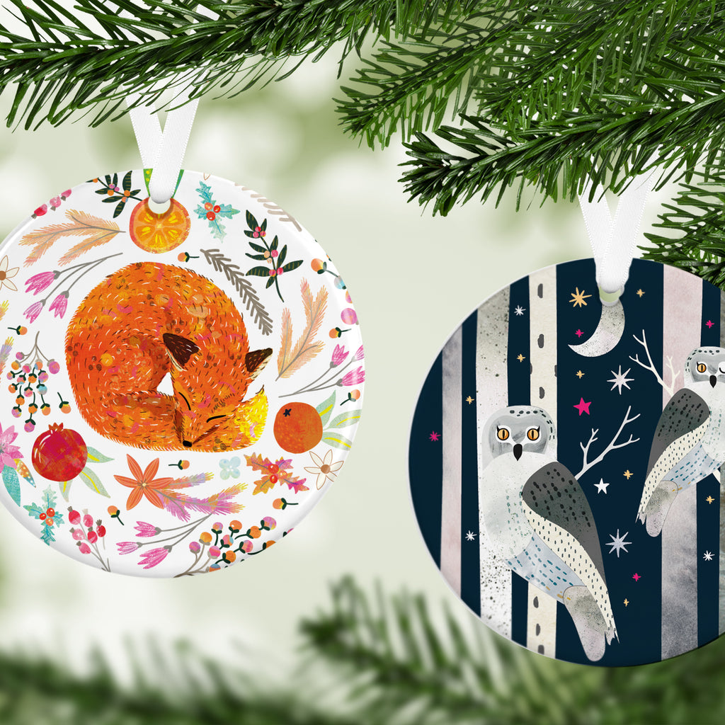 Keramikornamente - Mix and Match 4er-Set