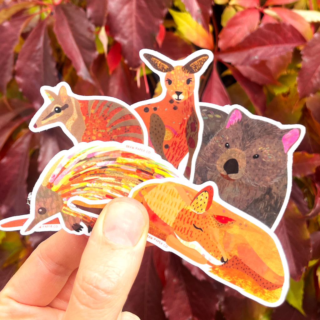 Native Animal - Vinyl Sticker Set