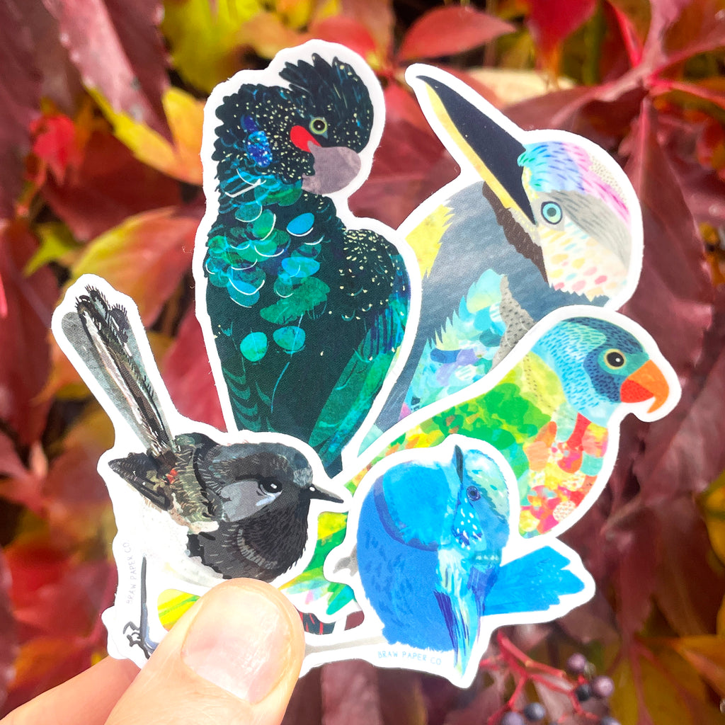 Native Bird - Vinyl Sticker Set