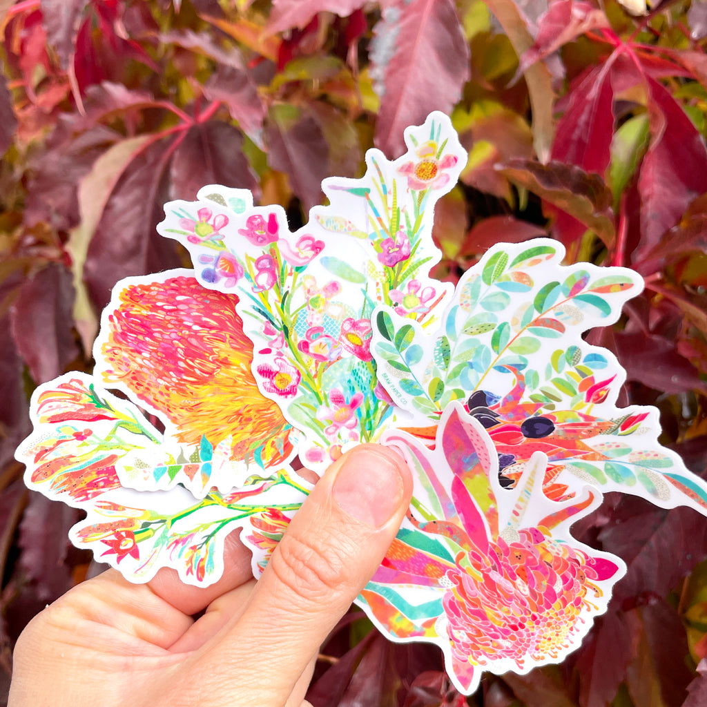 Native Flora - Vinyl Sticker Set