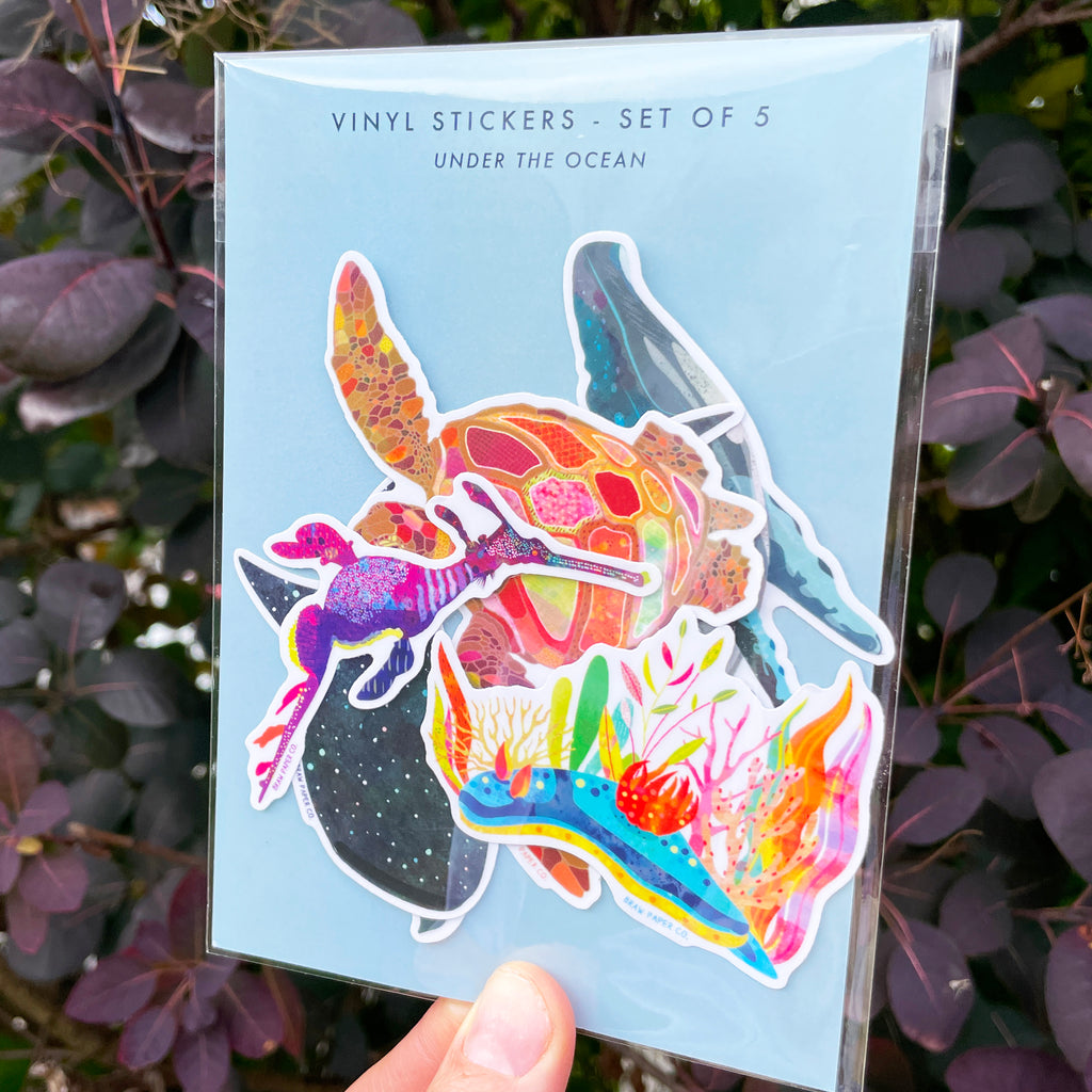 Under The Sea - Vinyl Sticker Set