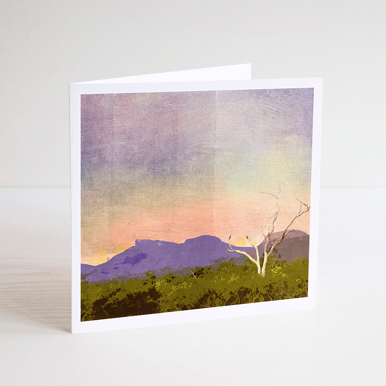 Sunset at Bluff Knoll Notecard - Braw Paper Co
