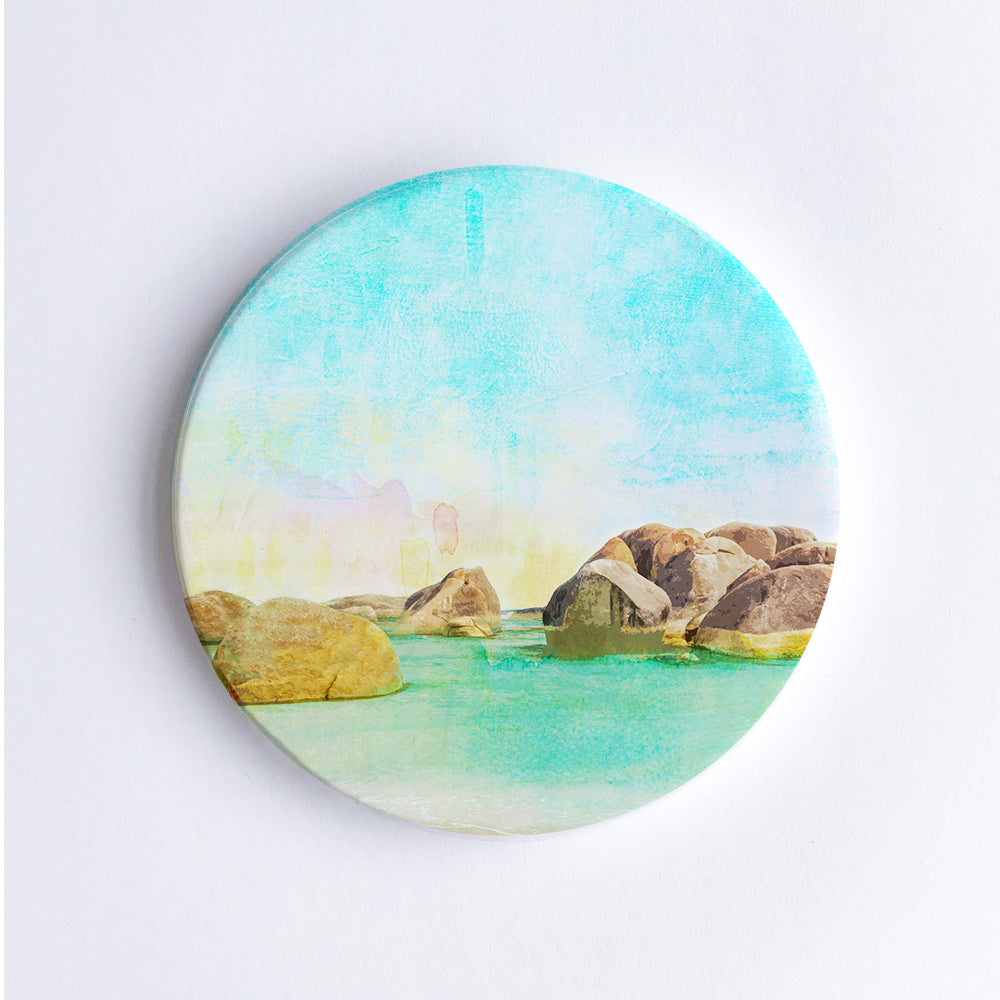 Elephant Rocks Ceramic Coaster - Braw Paper Co