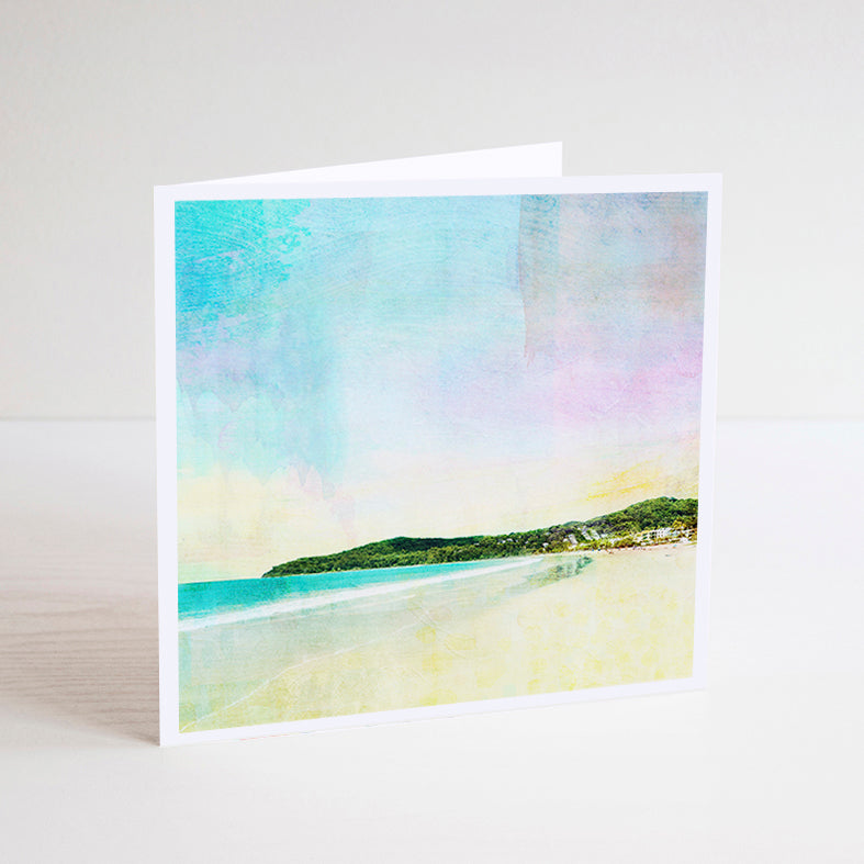 Noosa Main Beach Notecard - Braw Paper Co