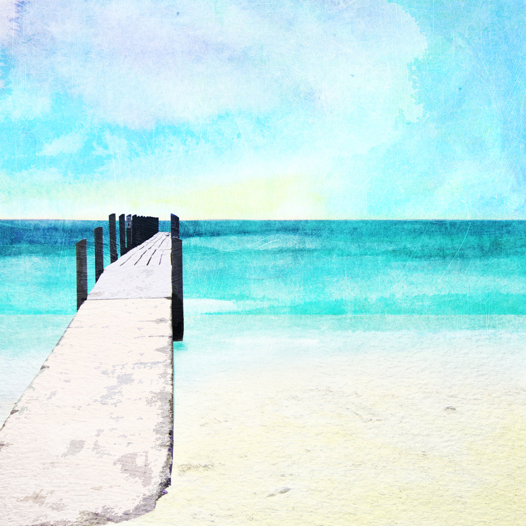 Quindalup beach and Jetty Art Print - Braw Paper Co