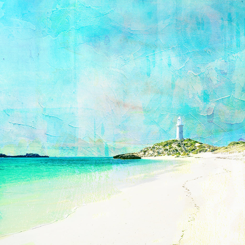 Pinky Beach, Rottnest Island Art Print - Braw Paper Co