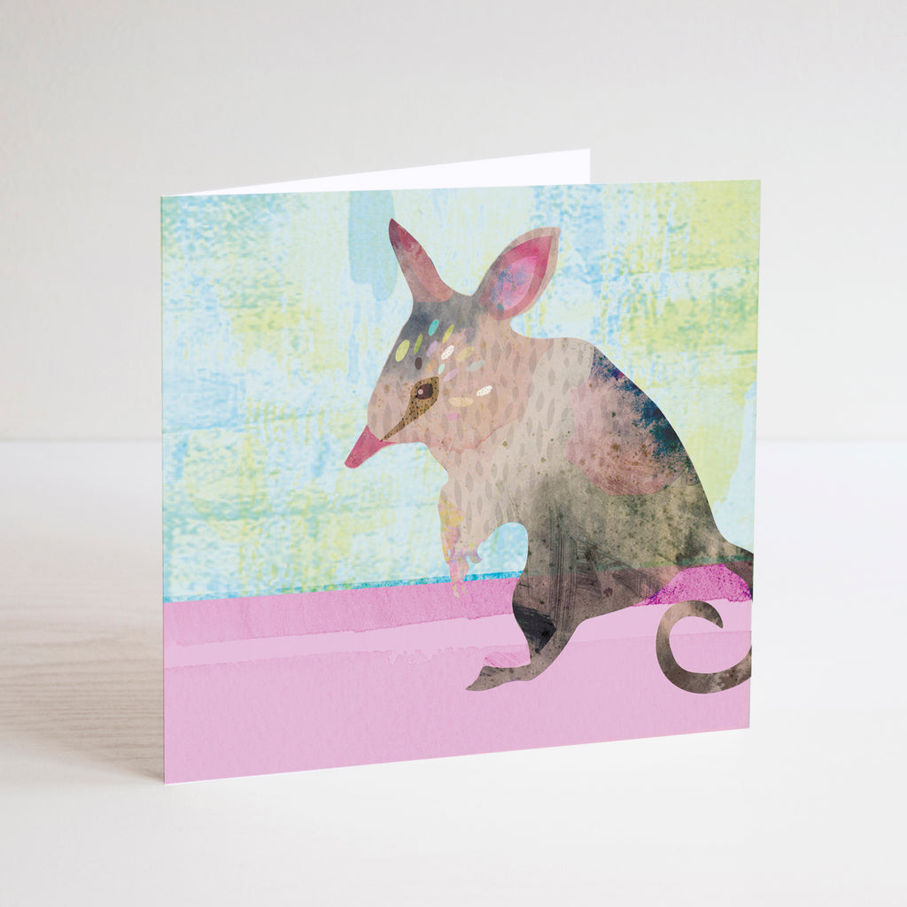 Braw Paper Co. Mini Card Set of 8 Native Animals, Earth Friendly Cards, Australian Made Stationery, Cards ,Mini Card, Note Card, Social Stationery, Colourful Cards, Animal Cards, Australiana, Bilby