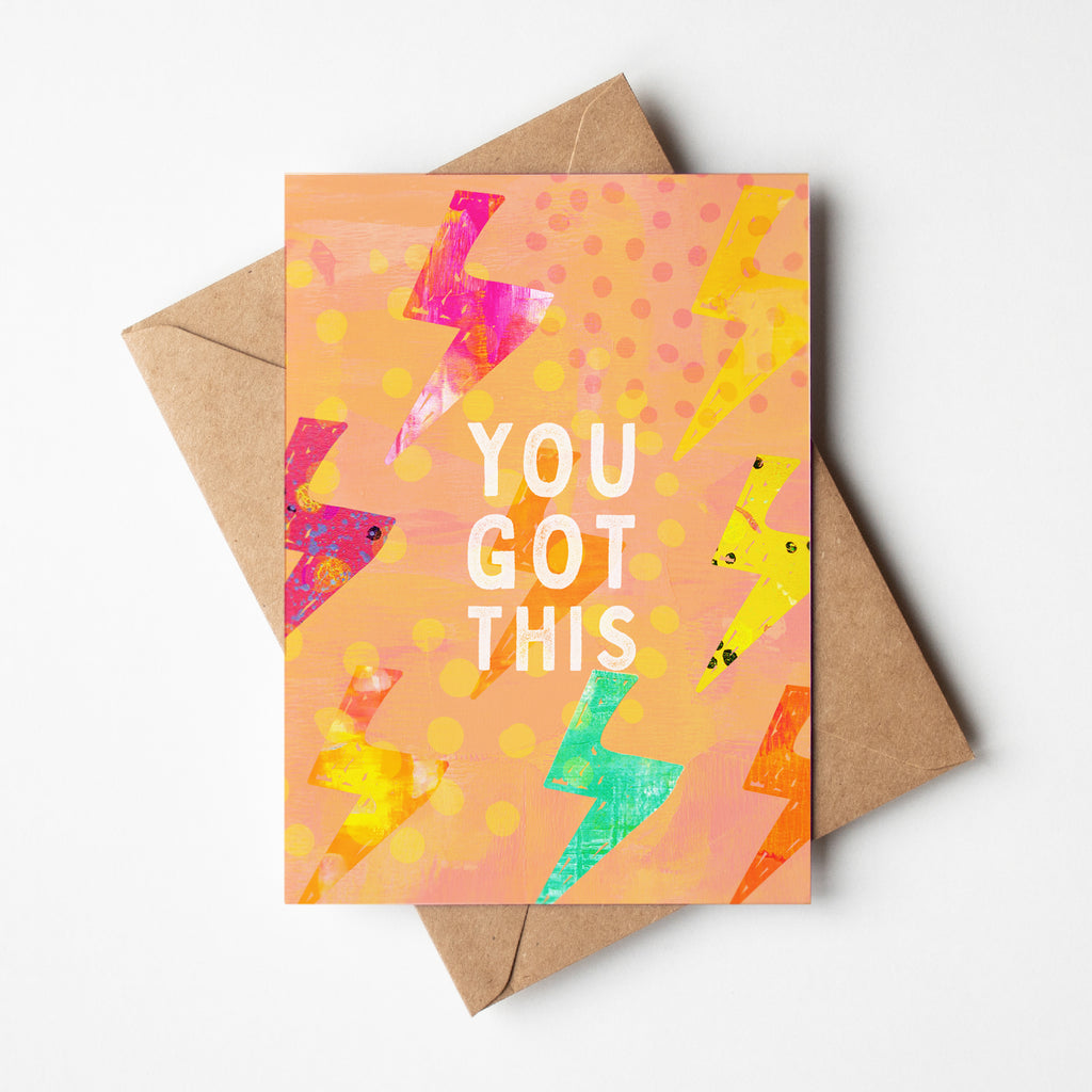 You Got This - A6 Greetings Card - Braw Paper Co
