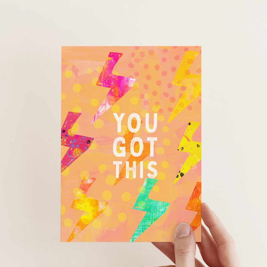 You Got This - A6 Greetings Card - Braw Paper Co