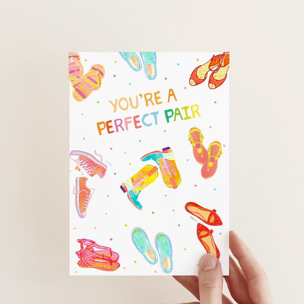 You Make A Perfect Pair - A6 Greetings Card - Braw Paper Co