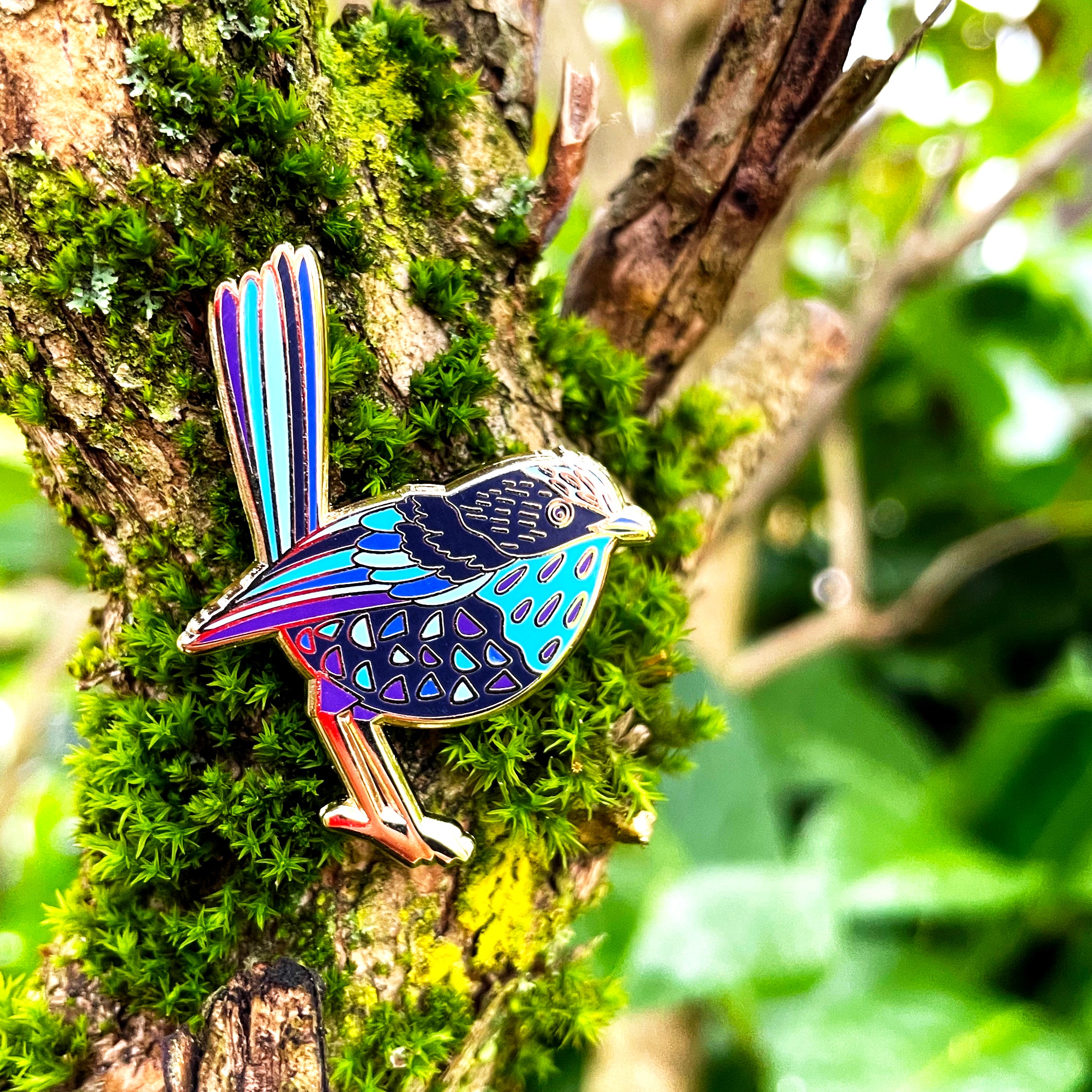 Enamel brooch deals pins